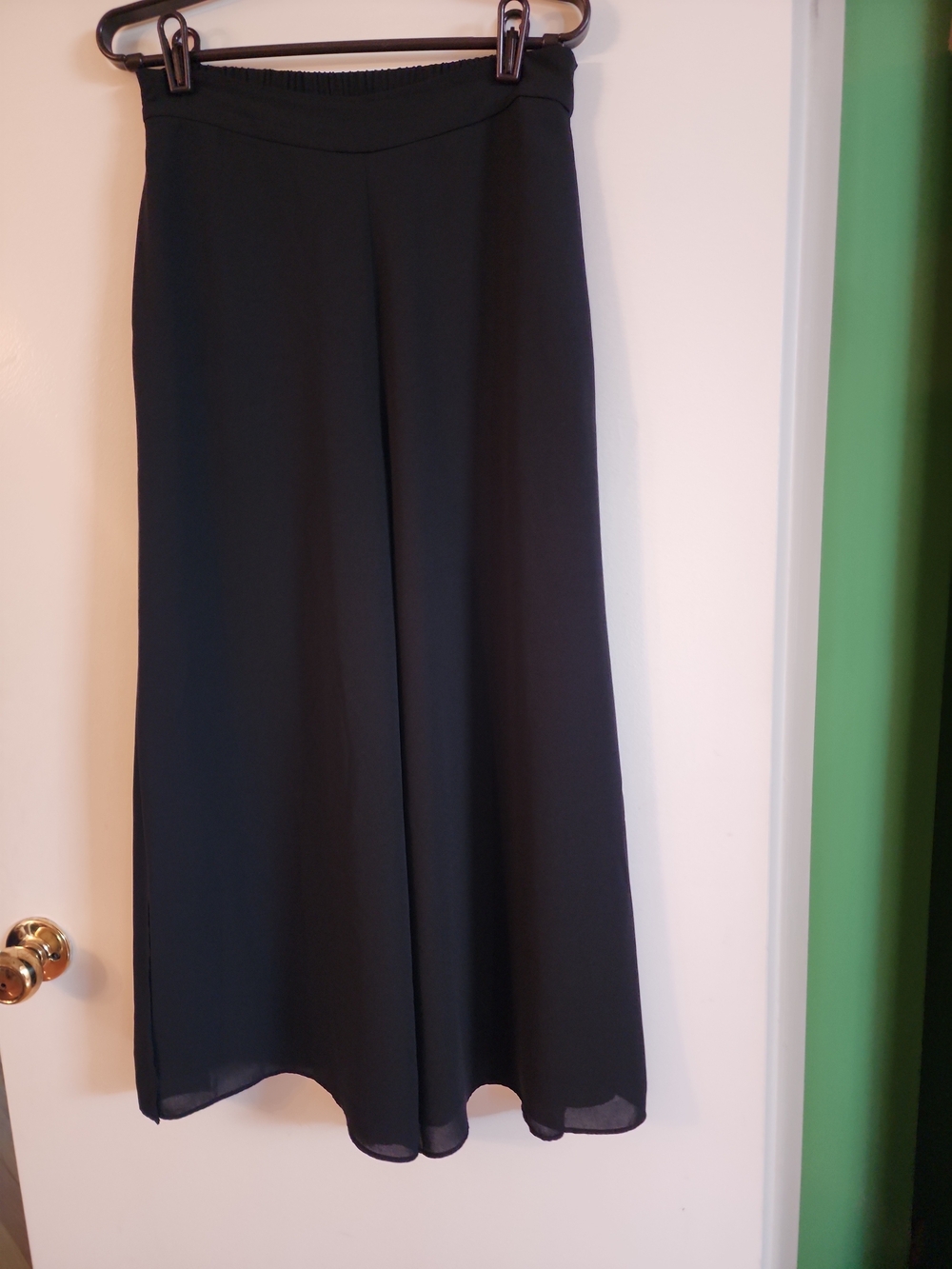 Uniqlo Black Wide-Leg Palazzo Trousers